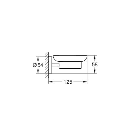 GROHE 411932430 - Miska na mýdlo START černá