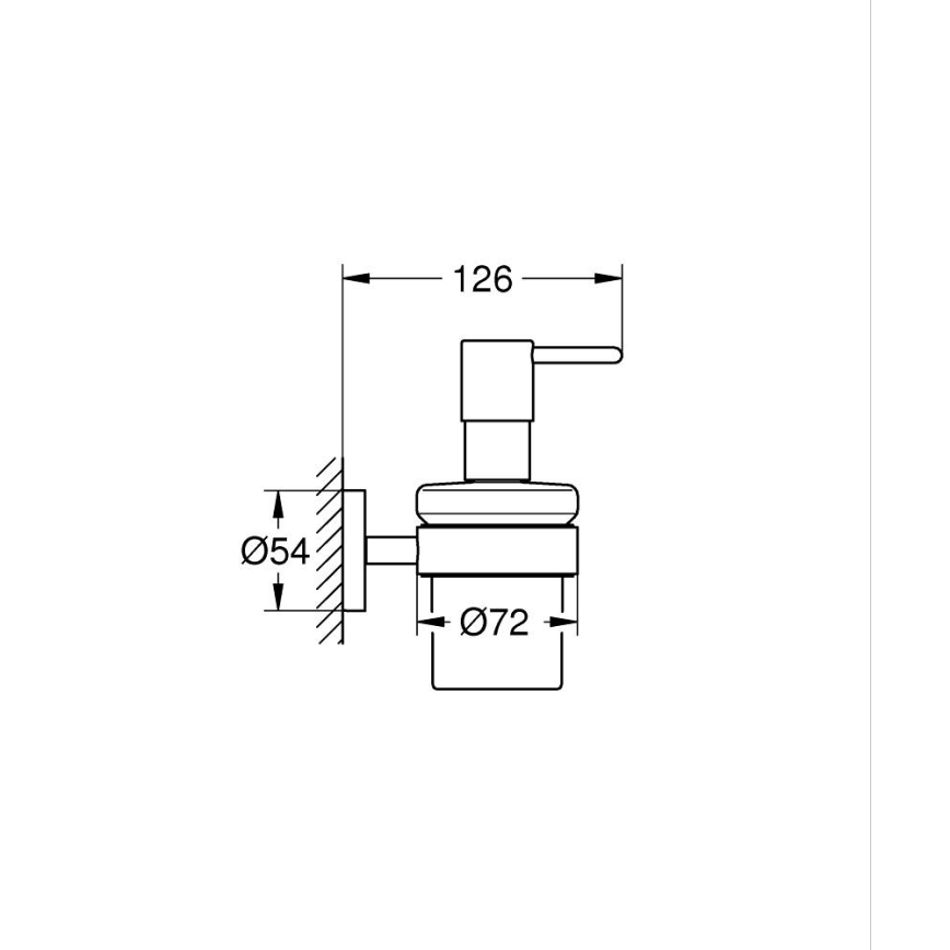 GROHE 41195DC0 - Dávkovač tekutého mýdla START 160 ml nerez