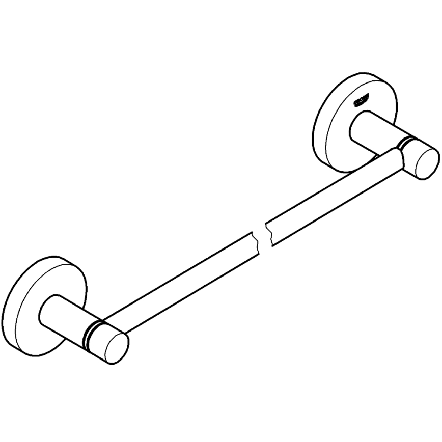 GROHE 41197000 - Držák na osušky START 504 mm lesklý chrom