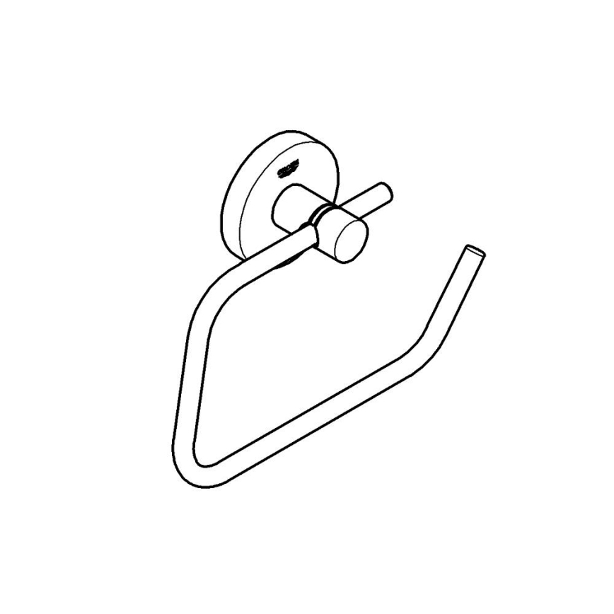 GROHE 412002430 - Držák toaletního papíru START 119 × 44 mm černá