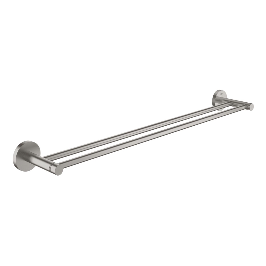 GROHE 41203DC0 - Dvouramenný držák na ručníky START 654 mm nerez