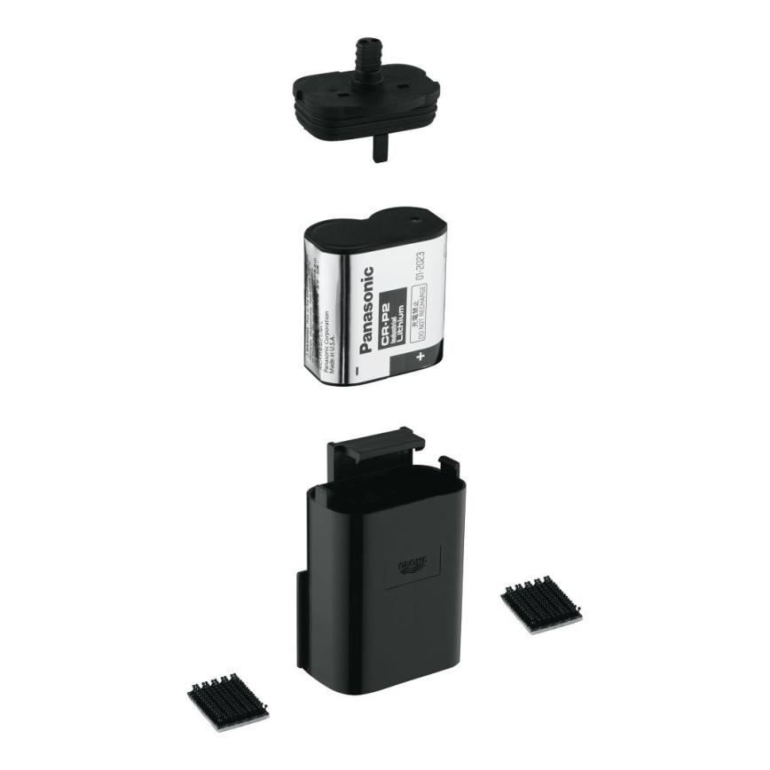GROHE 42393000 - Pouzdro s baterií lesklý chrom