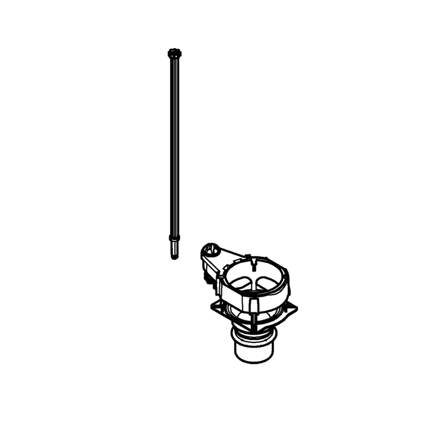 GROHE 42593000 - Ventilové sedlo pro splachovací nádrž GD 2 bílá