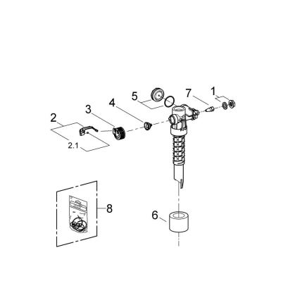 GROHE 43537000 - Napouštěcí ventil lesklý chrom