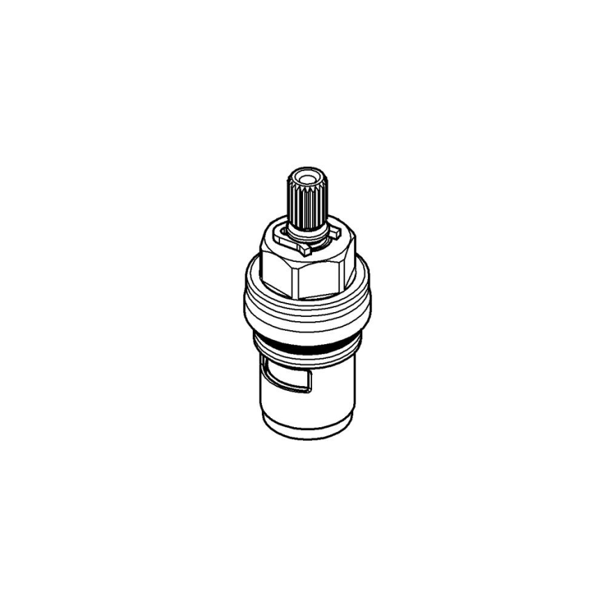 GROHE 45882000 - Keramický vršek DN 15 lesklý chrom