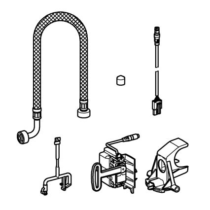 GROHE 46944001 - Instalační set SENSIA ARENA bílá