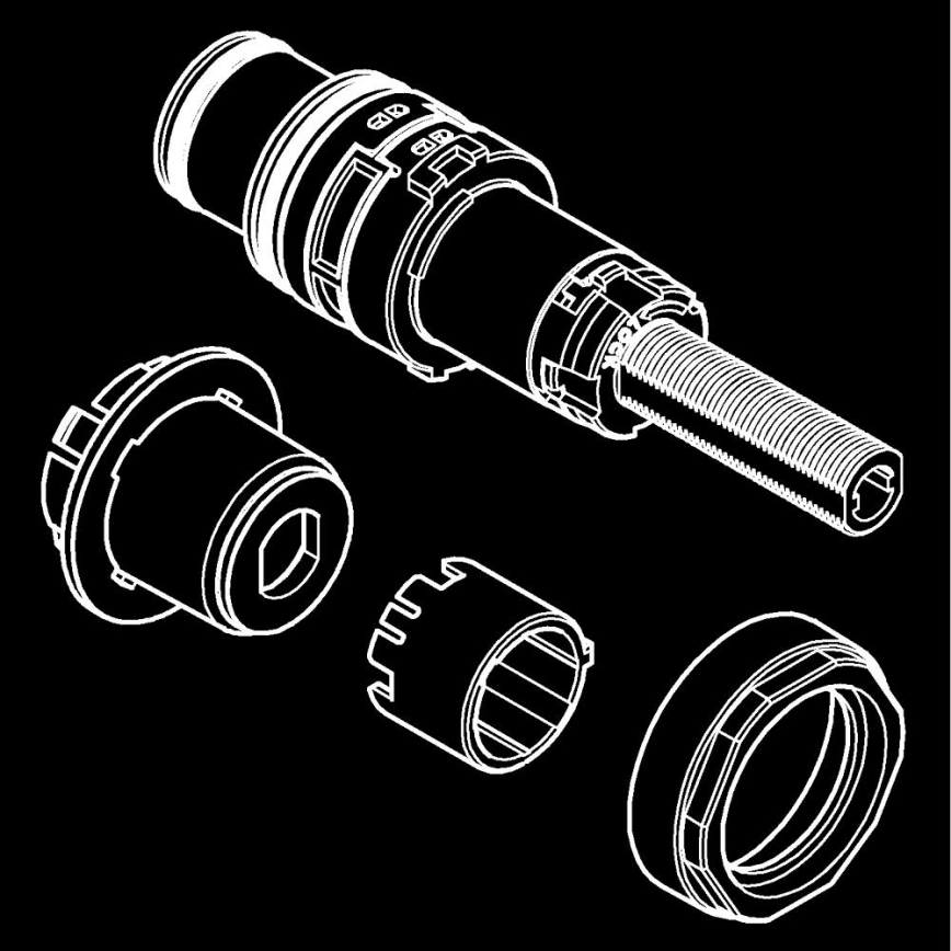 GROHE 48359000 - Kartuše SMARTCONTROL lesklý chrom