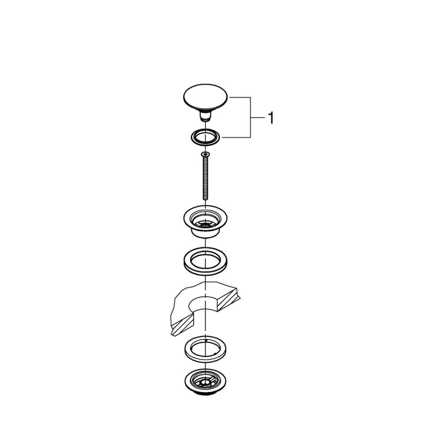 GROHE 65807DL0 - Odpadová souprava ESSENCE bronzová