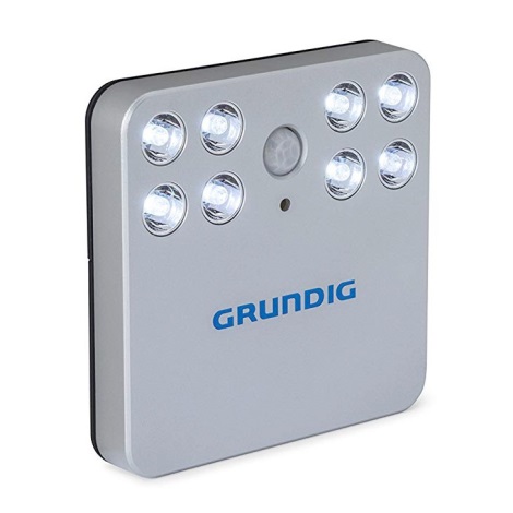 Grundig 129 - LED Nástěnné světlo se senzorem 8xLED/6xAAA