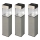Grundig 90048 - SADA 3x Solární lampa LED/5,5x28cm 1xAAA 600 mAh