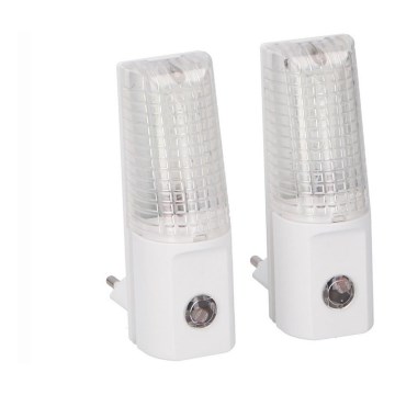 Grundig 96 – SADA 2x LED Noční světlo do zásuvky 2xLED/0,5W/230V Grundig 96 – SADA 2x LED Noční světlo do zásuvky 2xLED/0,5W/230V