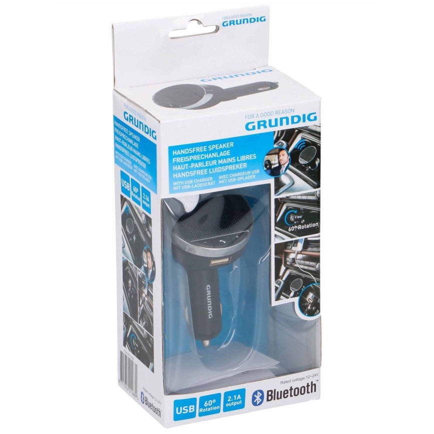 Grundig - Bluetooth reproduktor s USB nabíjením do autozapalování