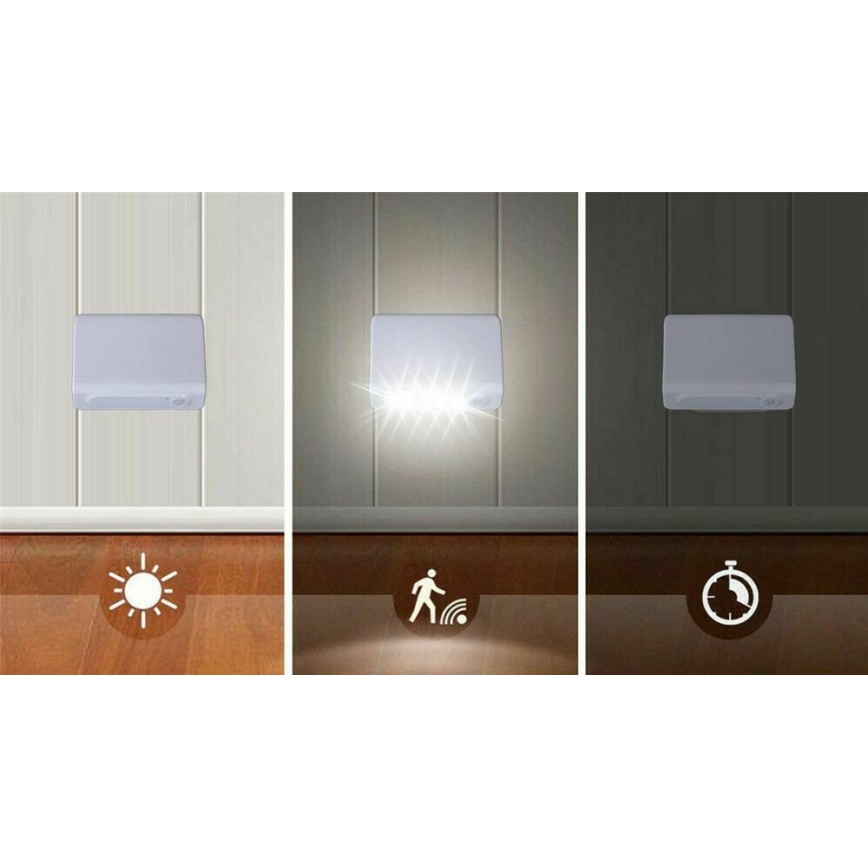 Grundig - LED Noční světlo se senzorem LED/3xAAA