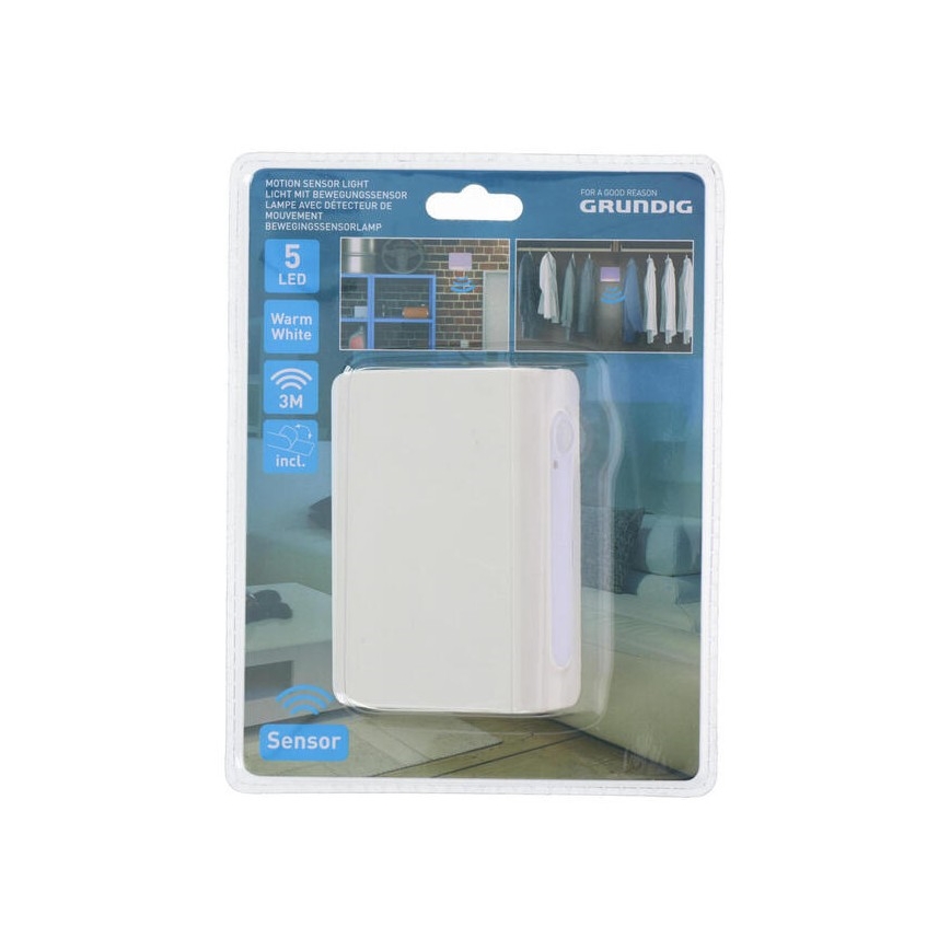 Grundig - LED Noční světlo se senzorem LED/3xAAA
