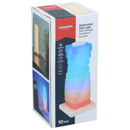 Grundig - LED RGB Dotyková stolní lampa LED/4,5W/5V