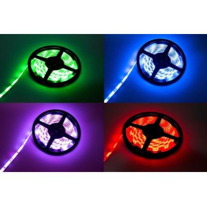 Grundig - LED RGB Stmívatelný pásek 5m LED/24W/230V + DO IP44