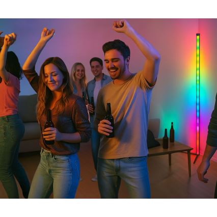 Grundig - LED RGBW Stmívatelná stojací lampa LED/6W/230V + dálkové ovládání