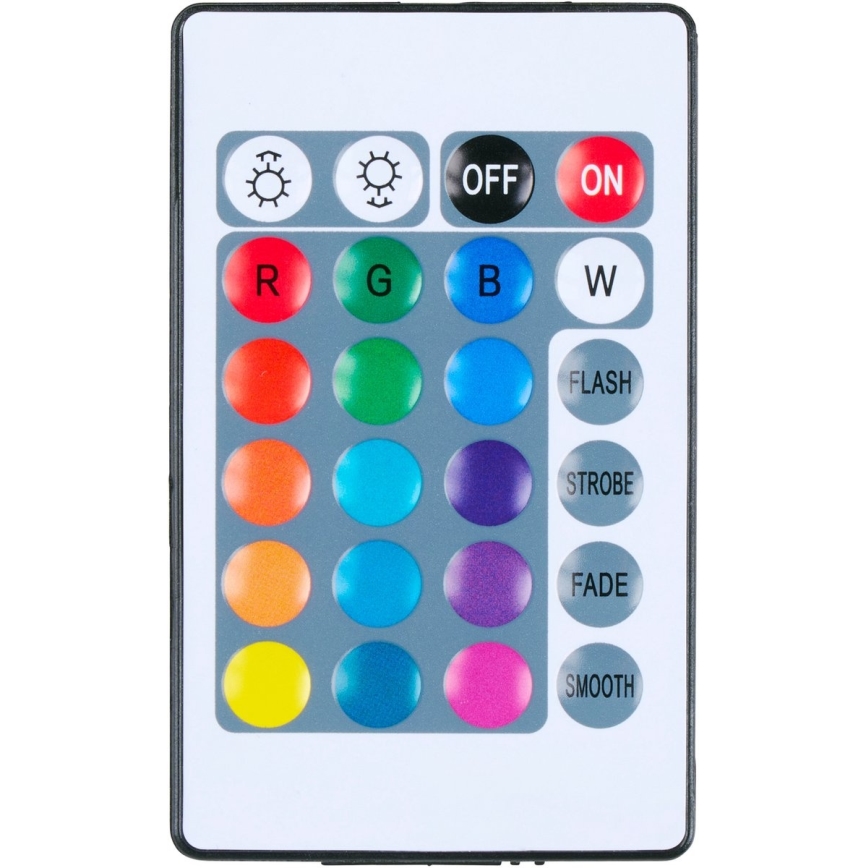 Grundig - LED RGBW Stmívatelná stolní lampa LED/0,7W/5V černá + dálkové ovládání