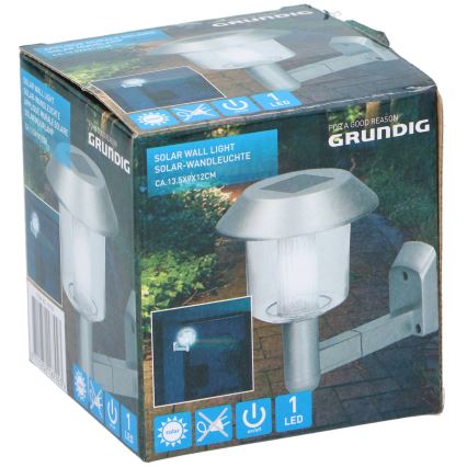 Grundig - LED Solární nástěnné svítidlo LED/1,2V 600 mAh