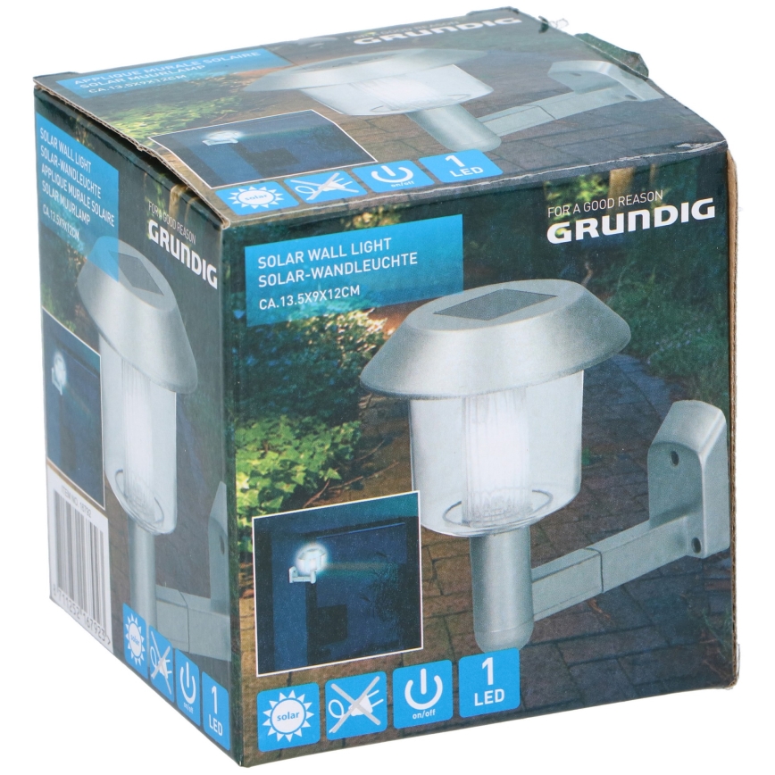 Grundig - LED Solární nástěnné svítidlo LED/1,2V 600 mAh
