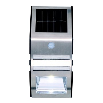Grundig - LED Solární nástěnné svítidlo se senzorem pohybu a soumraku LED/1xAA 600mAh IP64