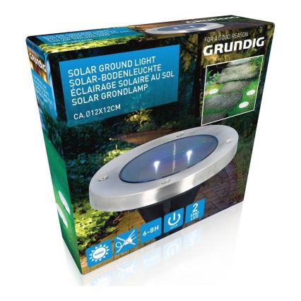 Grundig - LED Solární svítidlo 2xLED/1,2V