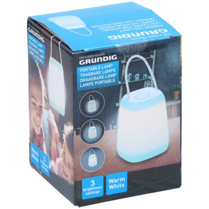 Grundig - LED Stmívatelná přenosná lampa LED/3xAA
