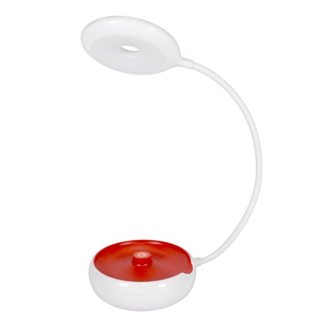 Grundig - LED Stmívatelná stolní lampa LED/3xAA červená