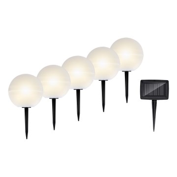 Grundig - SADA 5x LED RGBW  Solární svítidlo LED/3,2V IP44