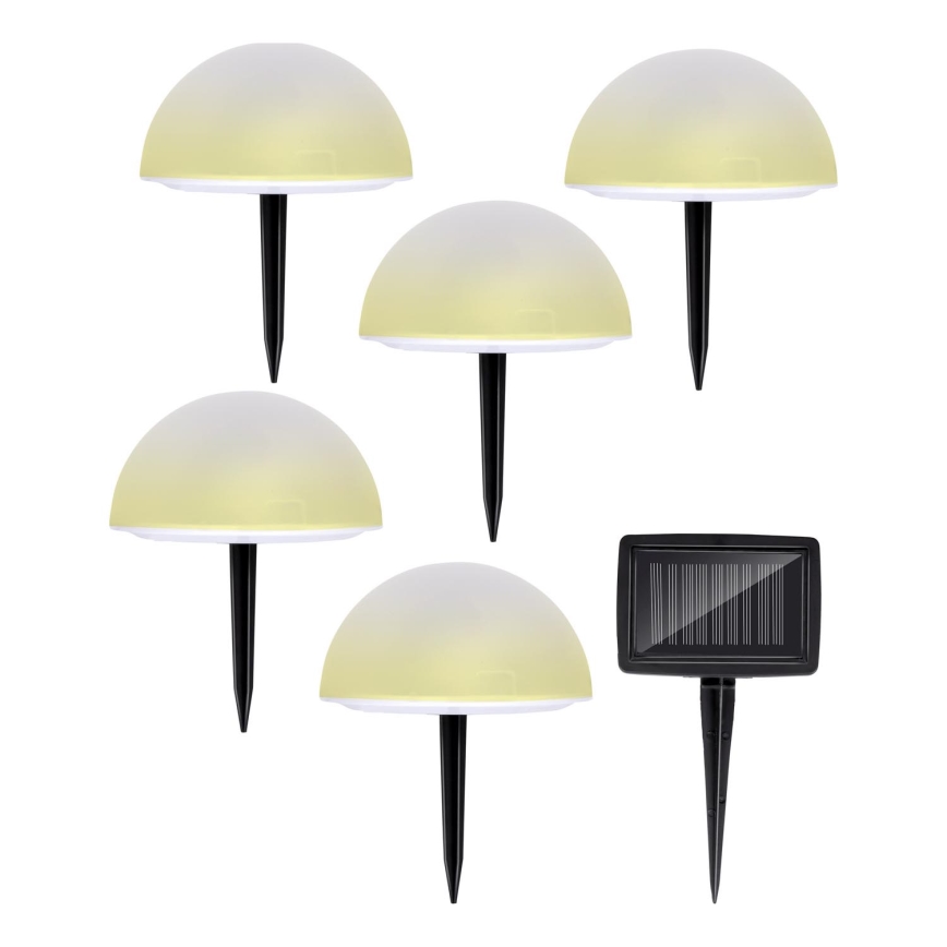 Grundig - SADA 5x LED RGBW Solární svítidlo LED/3,2V IP44