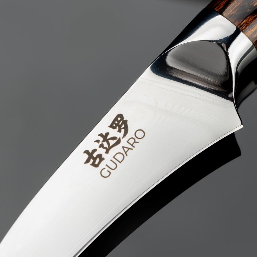 Gudaro - Damaškový kuchyňský nůž na ovoce FENG 3,5, 67 vrstev oceli, délka 9,5 cm