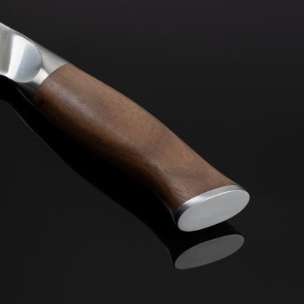 Gudaro - Damaškový Santoku kuchyňský nůž TAKUMI 7, 67 vrstev oceli, délka 17,5 cm, ořech