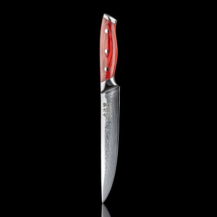 Gudaro - Damaškový porcovací nůž KENSHO 8, 67 vrstev oceli, délka 20 cm