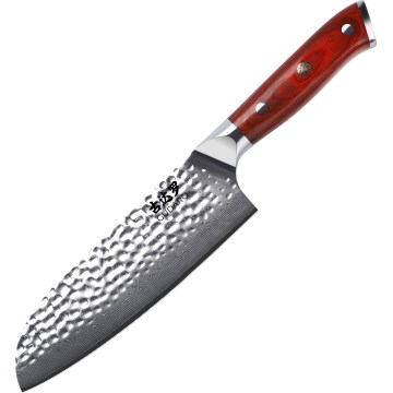 Gudaro - Damaškový Santoku kuchyňský nůž MIYABI 7