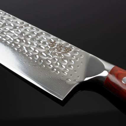 Gudaro - Damaškový Santoku kuchyňský nůž MIYABI 7, 67 vrstev oceli, délka 17,5 cm