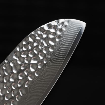 Gudaro - Damaškový Santoku kuchyňský nůž MIYABI 7, 67 vrstev oceli, délka 17,5 cm