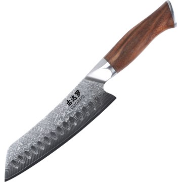 Gudaro - Damaškový Santoku kuchyňský nůž TAKUMI 7