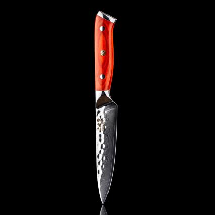 Gudaro - Damaškový univerzální kuchyňský nůž MIYABI 5, 67 vrstev oceli, délka 12,5 cm
