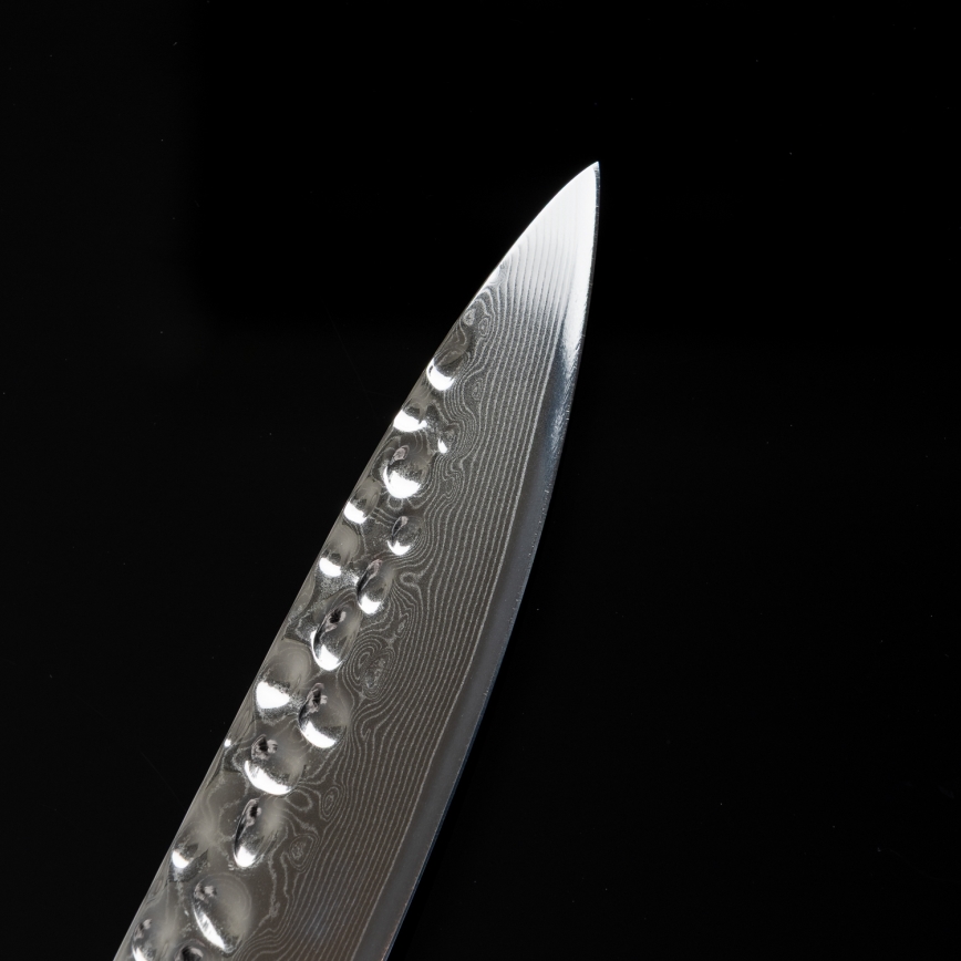 Gudaro - Damaškový univerzální kuchyňský nůž MIYABI 5, 67 vrstev oceli, délka 12,5 cm