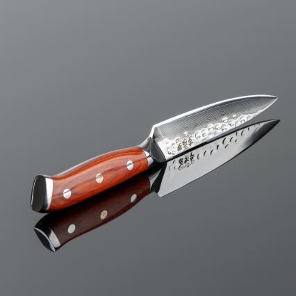 Gudaro - Damaškový univerzální kuchyňský nůž MIYABI 5, 67 vrstev oceli, délka 12,5 cm