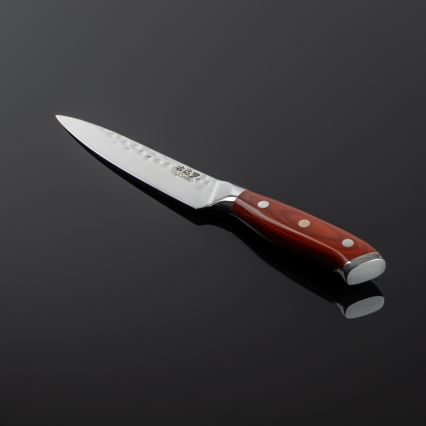 Gudaro - Damaškový univerzální kuchyňský nůž MIYABI 5, 67 vrstev oceli, délka 12,5 cm
