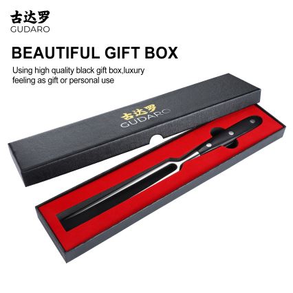 Gudaro - Kuchyňská vidlička MIYABI černá/pakka