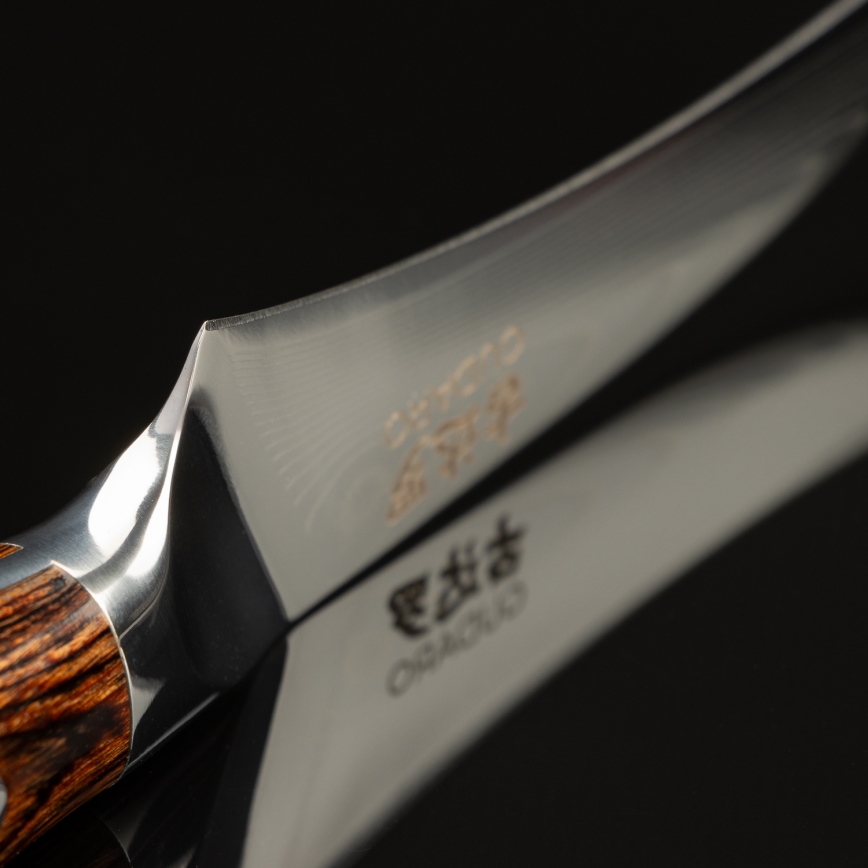 Gudaro - Kuchyňský nůž BIRD BEAK 7,6 cm damašková ocel