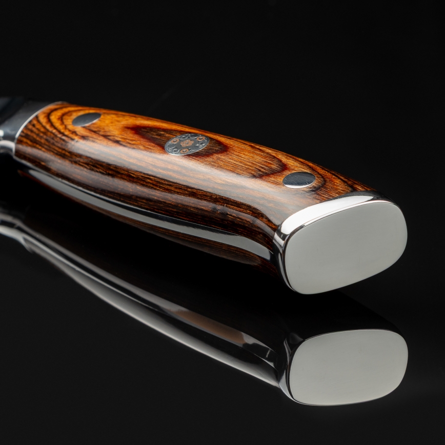 Gudaro - Kuchyňský nůž SANTOKU 17,5 cm damašková ocel