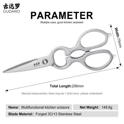 Gudaro - Nůžky na drůbež RONIN 20,6 cm