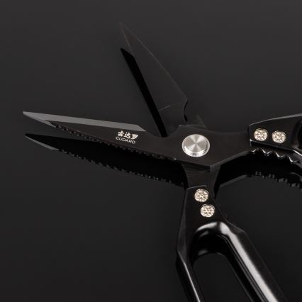 Gudaro - Nůžky na drůbež SHOGUN 23,3 cm černá