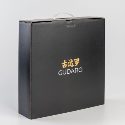 Gudaro - SADA 5x Damaškový kuchyňský nůž MIYABI + stojan na nože a nůžky na drůbež