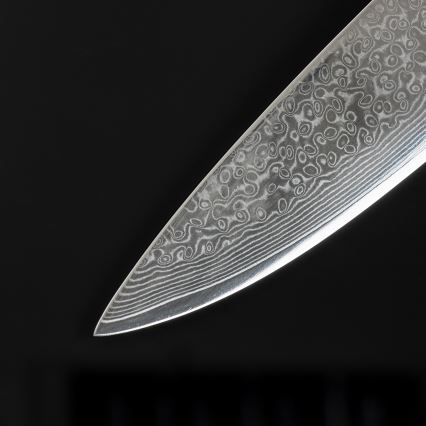 Gudaro - SADA 5x Damaškový kuchyňský nůž SHIRO + stojan na nože a nůžky na drůbež