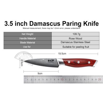 Gudaro - Sada kuchyňských nožů ve stojanu KENSHO 7 ks akát