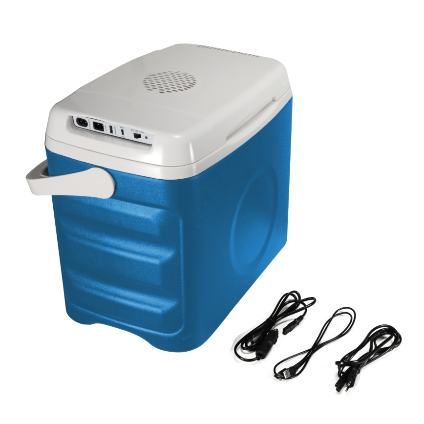 Guzzanti GZ 30BW - Přenosná autochladnička 29 l 65W/12V/230V modrá